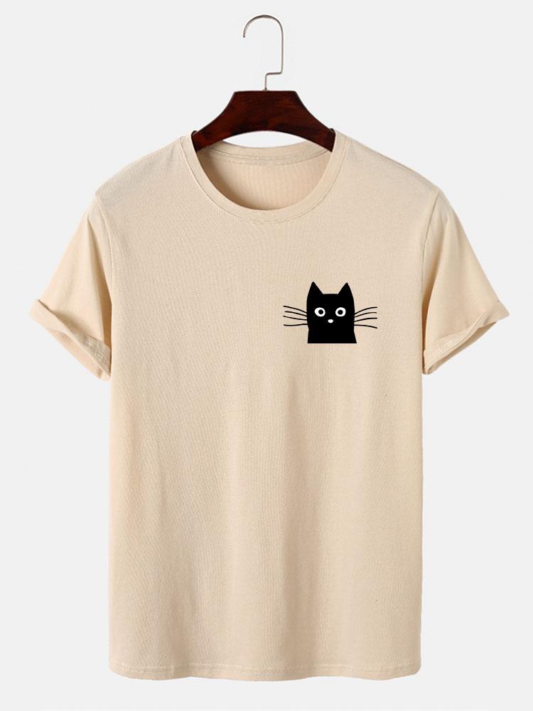 Ivan® | Cat Face Print T-Shirt