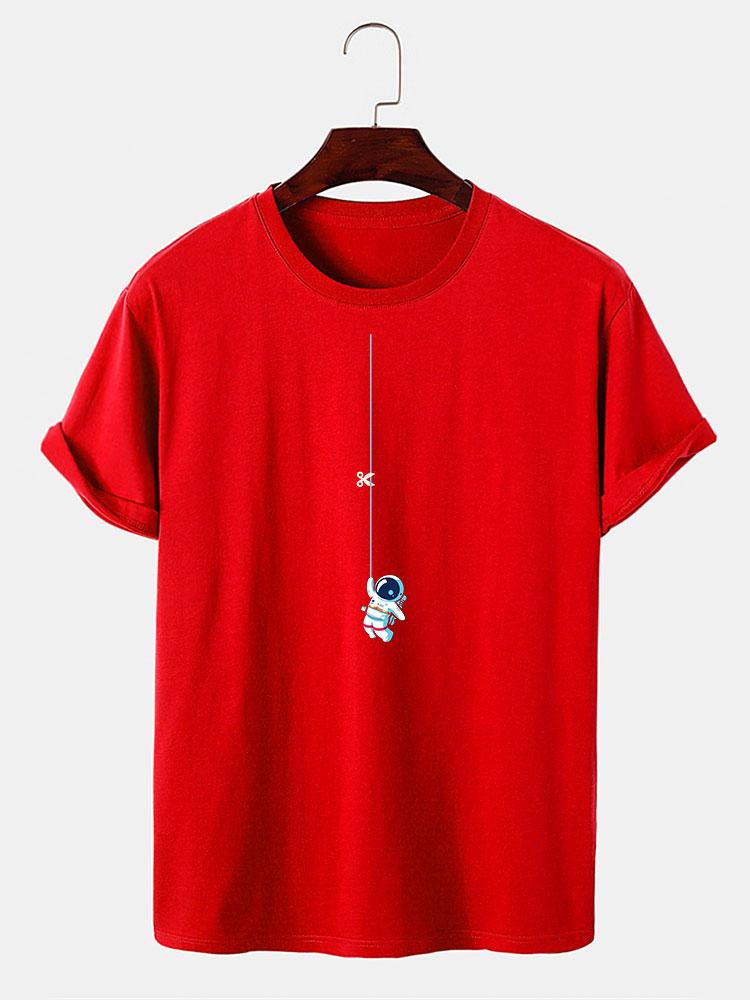 Allyn® | Astronaut On A String Print T-Shirt