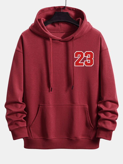 Zayn | Number 23 Print Relax Fit Hoodie
