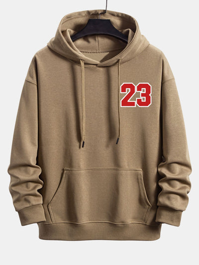 Zayn | Number 23 Print Relax Fit Hoodie