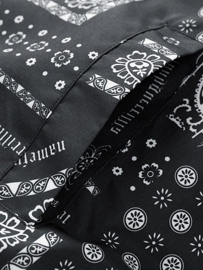 Darian | Reversible Paisley Puffer Coat