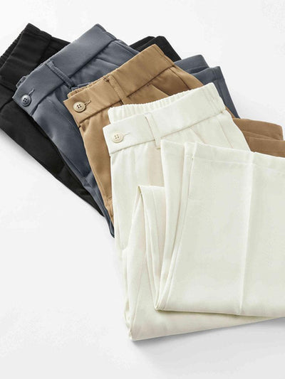 Baladeva® | Slit Hem Pleated Trousers