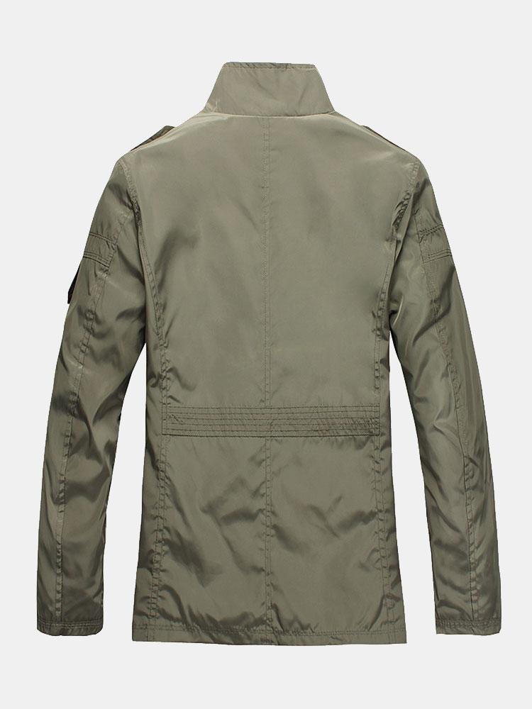 Julian | Button Up Funnel Neck Jacket