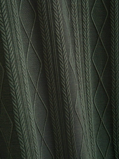 Gavin® | Knitted Geometric Rhombus Jacquard Polo