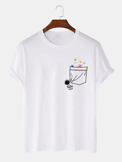 Kiko® | Astronaut Space Pocket Print T-Shirt