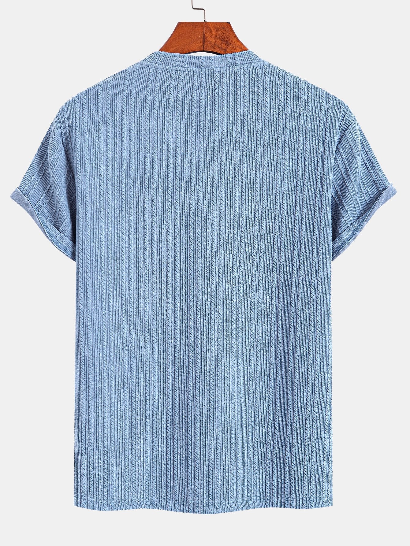 Américo® | Muscle Fit Ribbed T-Shirt