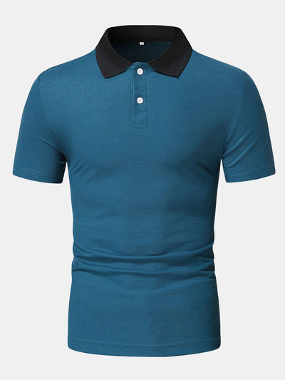 Edmundo® | Contrast Polo Shirt