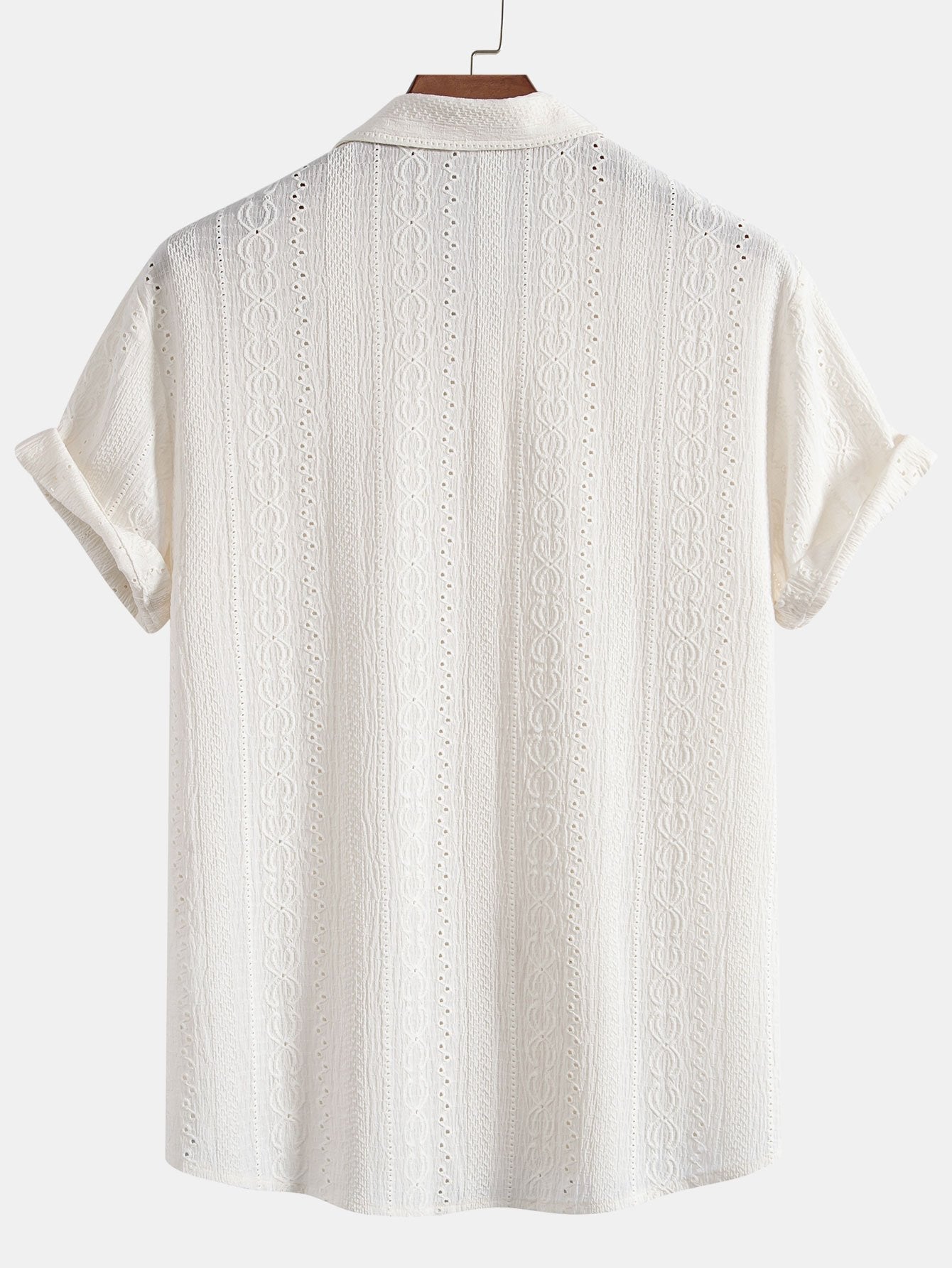 Arcadio® | Textured Button Up Shirt