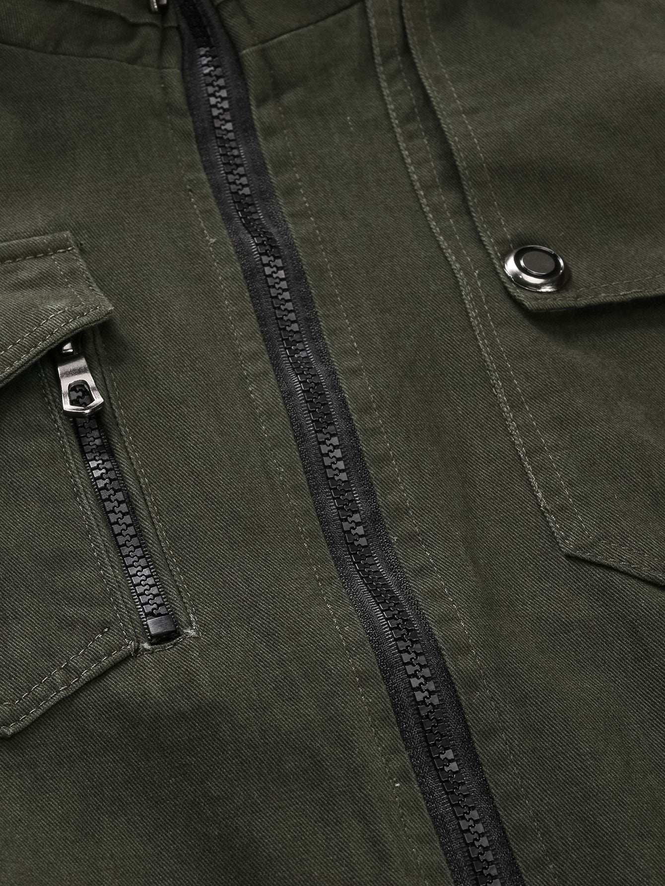 Luis | Chino Zip Up Jacket