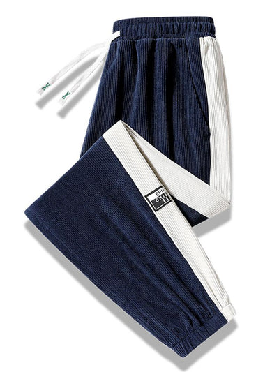 Ernesto® | Side Stripe Corduroy Jogging Pants