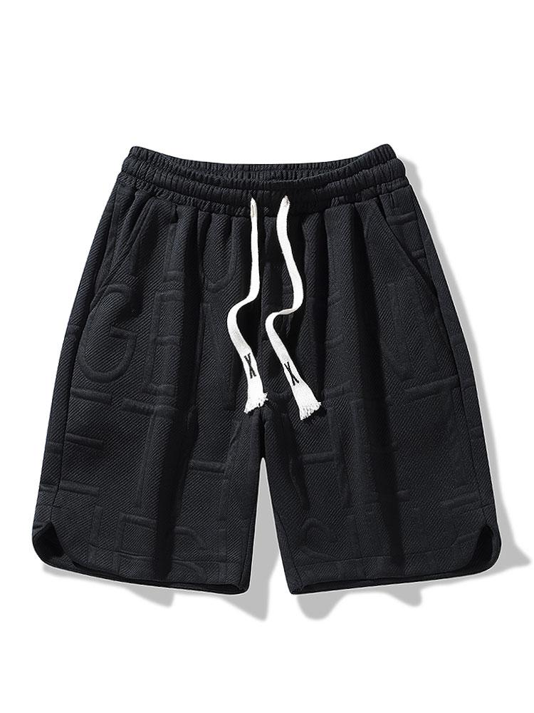 Ezequiel® | Letter Jacquard Warm Up Shorts