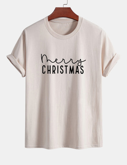 Adelmo® | Christmas Print Cotton T-Shirt
