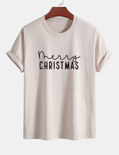 Adelmo® | Christmas Print Cotton T-Shirt