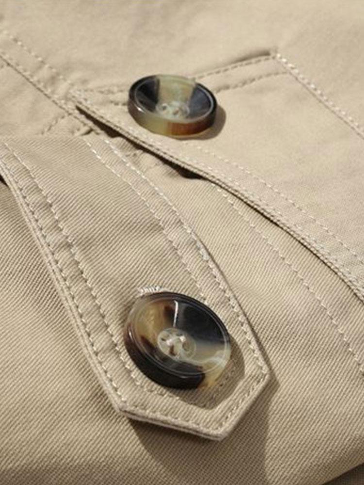 Zane | Long Line Chino Coat