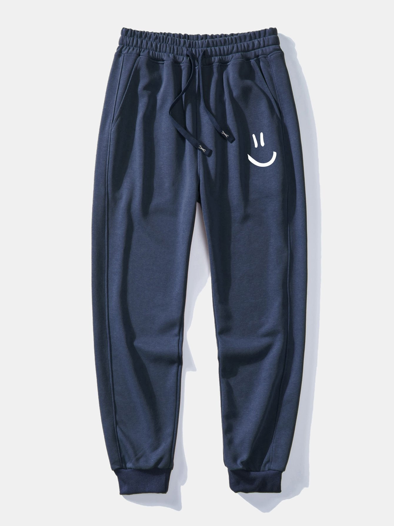 Gervasio® | Smiley Face Print Jogging Pants