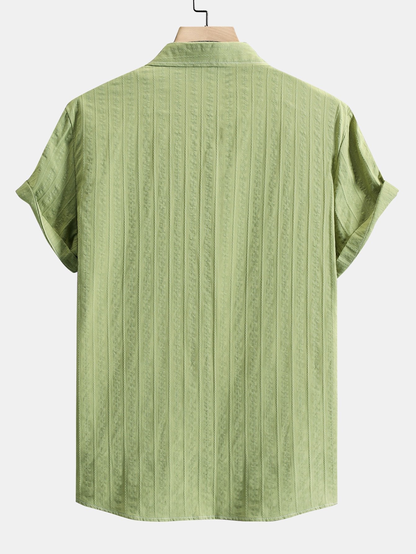 Arminius® | Striped Jacquard Button Up Shirt