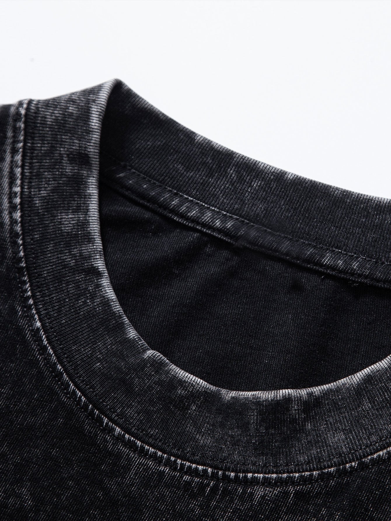 Adonai® | 3 Pieces Washed Distressed Drop Shoulder T-Shirt