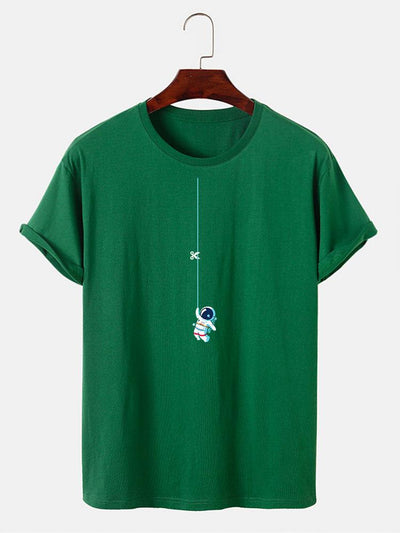 Allyn® | Astronaut On A String Print T-Shirt