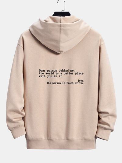 Noah | Slogan Print Relax Fit Hoodie