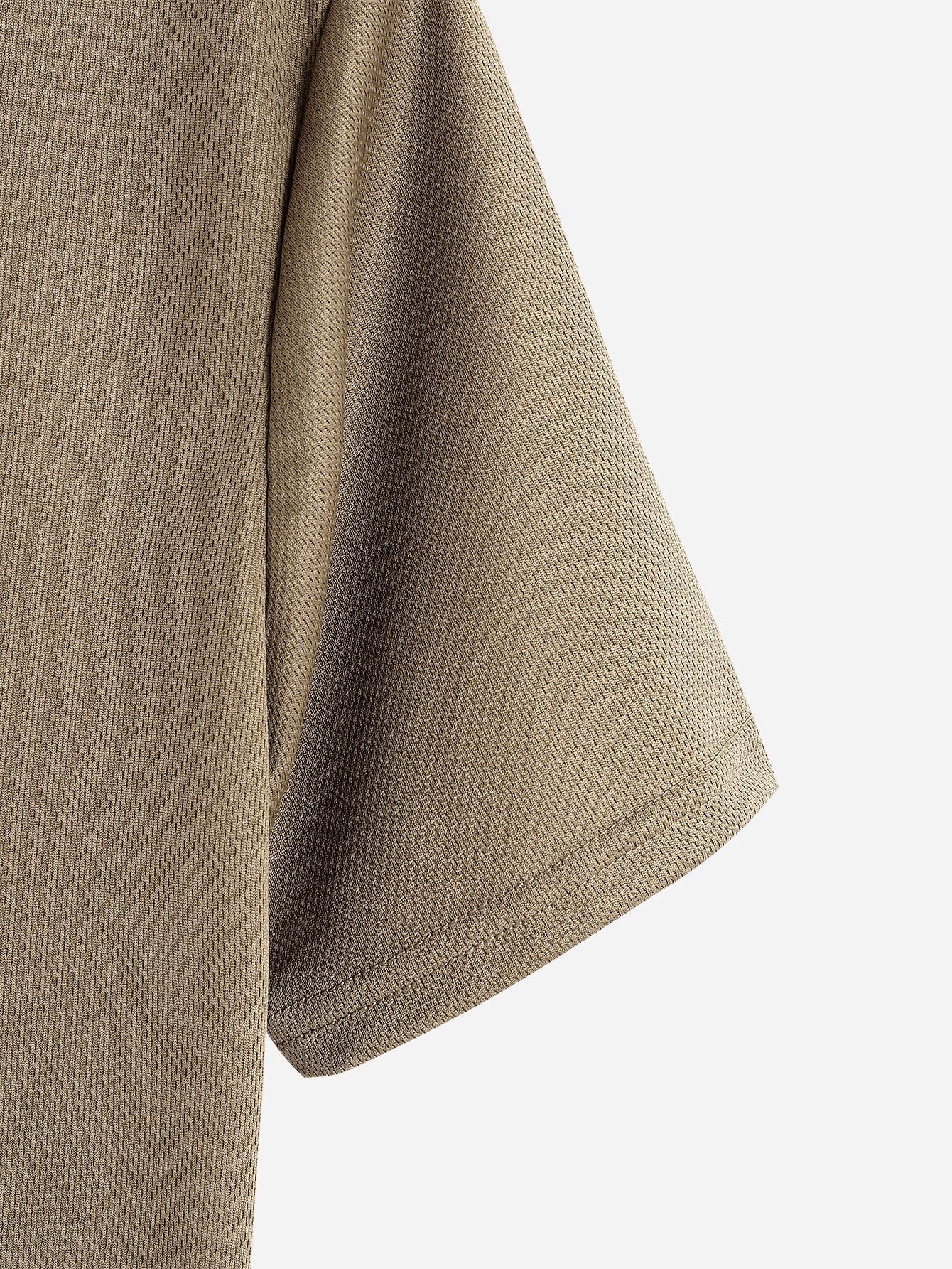 Edgar® | Muscle Fit Arc Hem Mesh T-Shirt