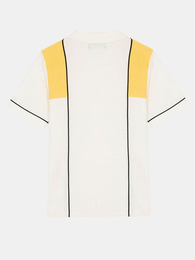 Jasper | Striped Color Block Short Sleeve Sweater Polo