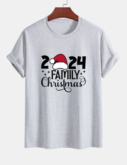 Adolfo® | Family Christmas 2024 Print Cotton T-Shirt