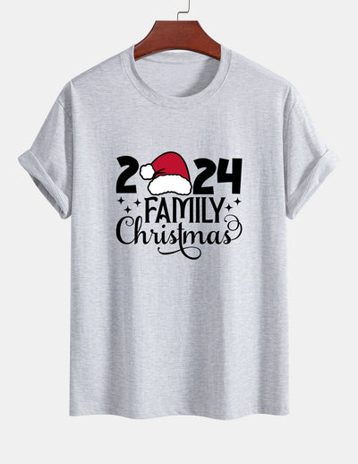 Adolfo® | Family Christmas 2024 Print Cotton T-Shirt