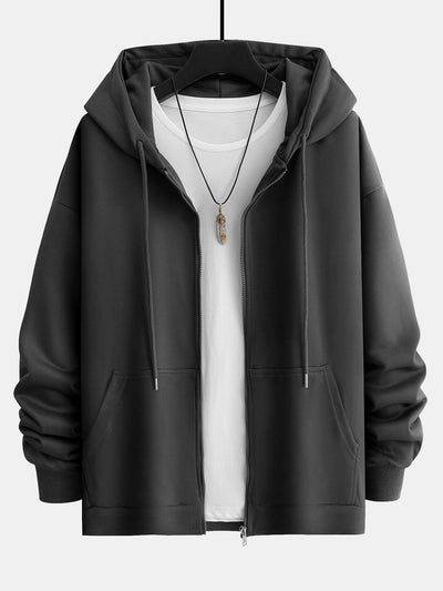 Romeo | Basic Relax Fit Zip Hoodie