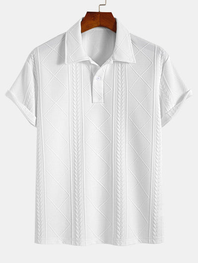 Colombo® | Geometric Jacquard Polo