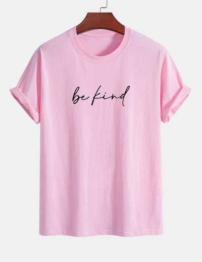 Tristán® | Be Kind Print Cotton T-Shirt