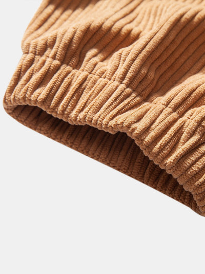 Alejandro® | Drawstring Corduroy Cargo Jogger Pants