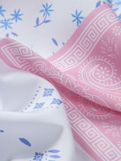 Aston® | Paisley Floral Print Button Up Shirt