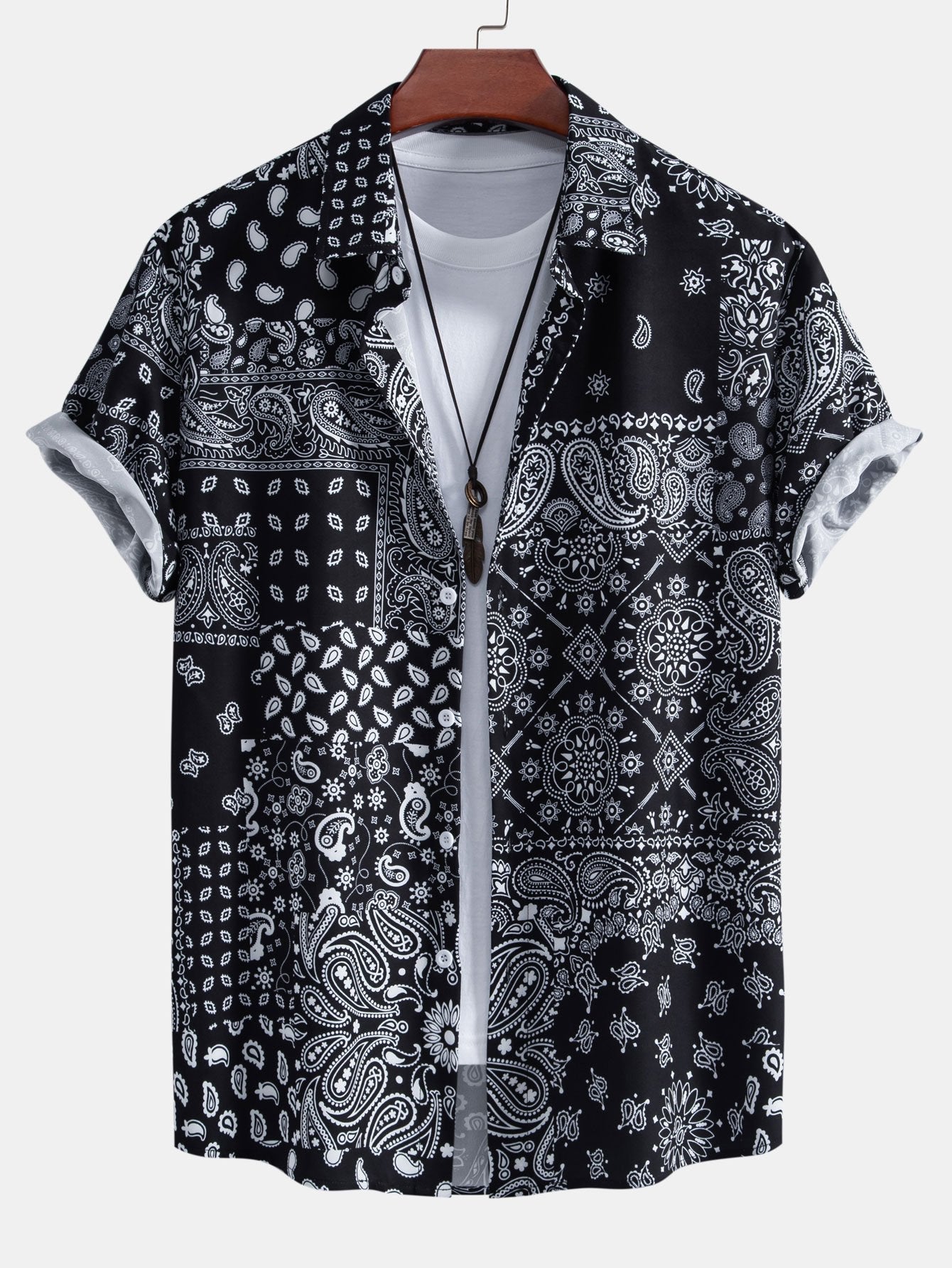 Argyll® | Paisley Print Button Up Shirt