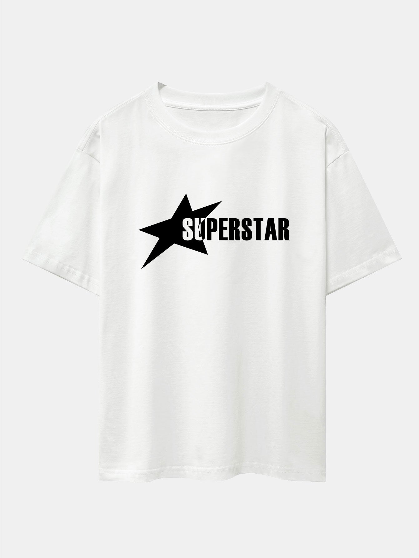 Jamie® | Superstar Print Drop Shoulder Oversize T-Shirt