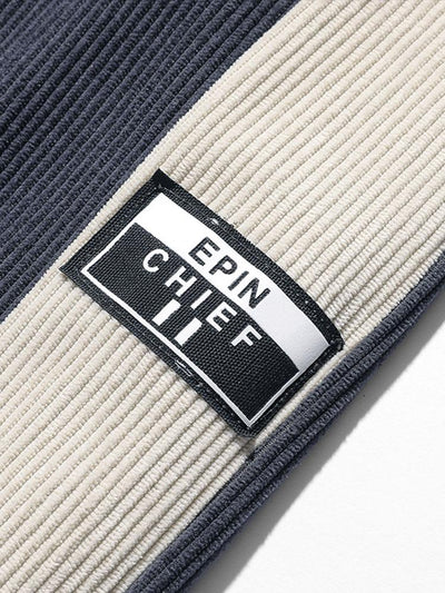Ernesto® | Side Stripe Corduroy Jogging Pants