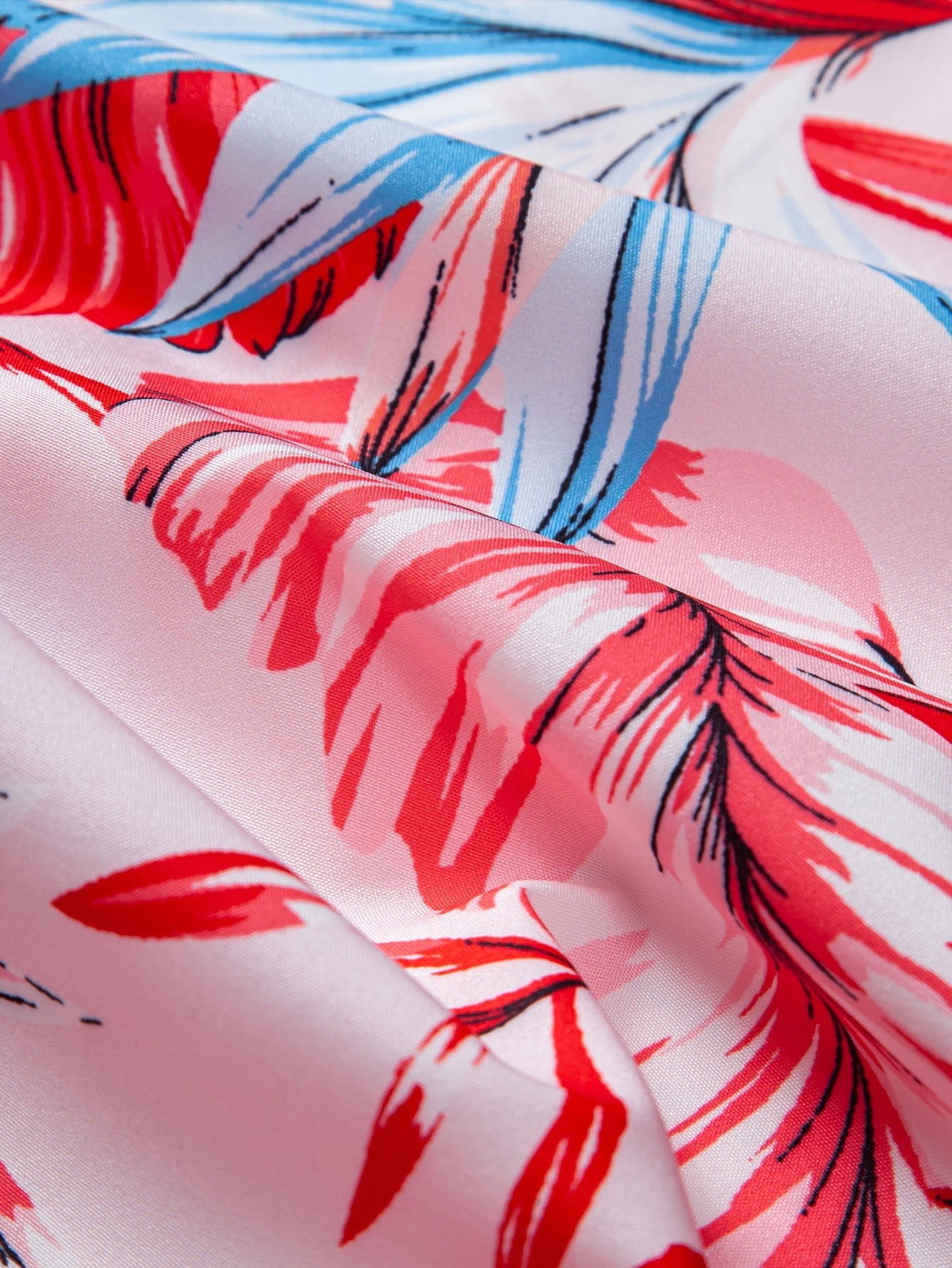 Nathan® | Tropical Print Button Up Shirt & Swim Shorts