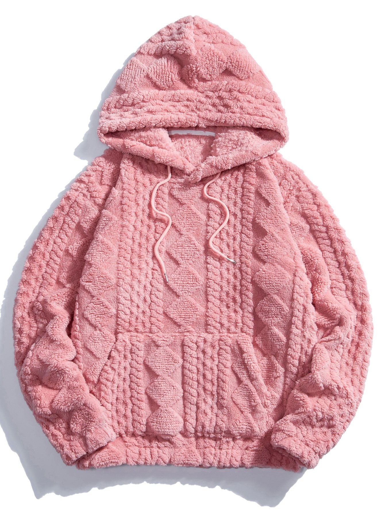 Yuri | Geometry Jacquard Teddy Hoodie