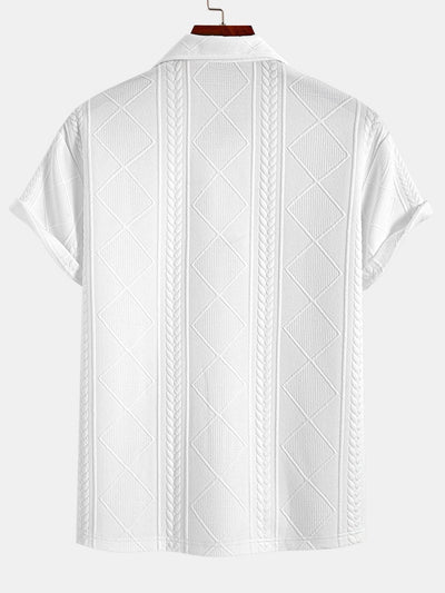 Colombo® | Geometric Jacquard Polo