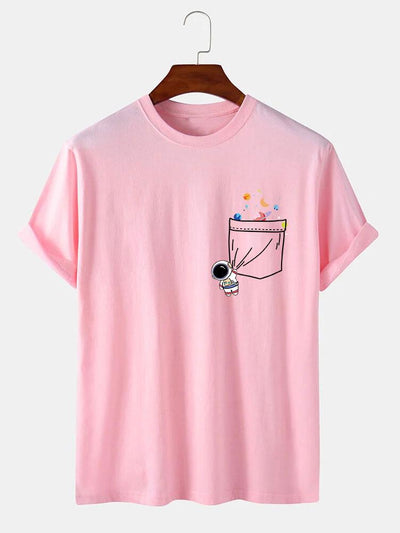 Lino® | Astronaut Space Pocket Print T-Shirt