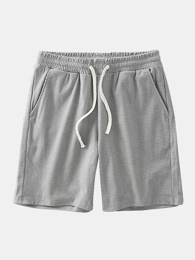 Enrique® | Drawstring Crosscut Corduroy Shorts