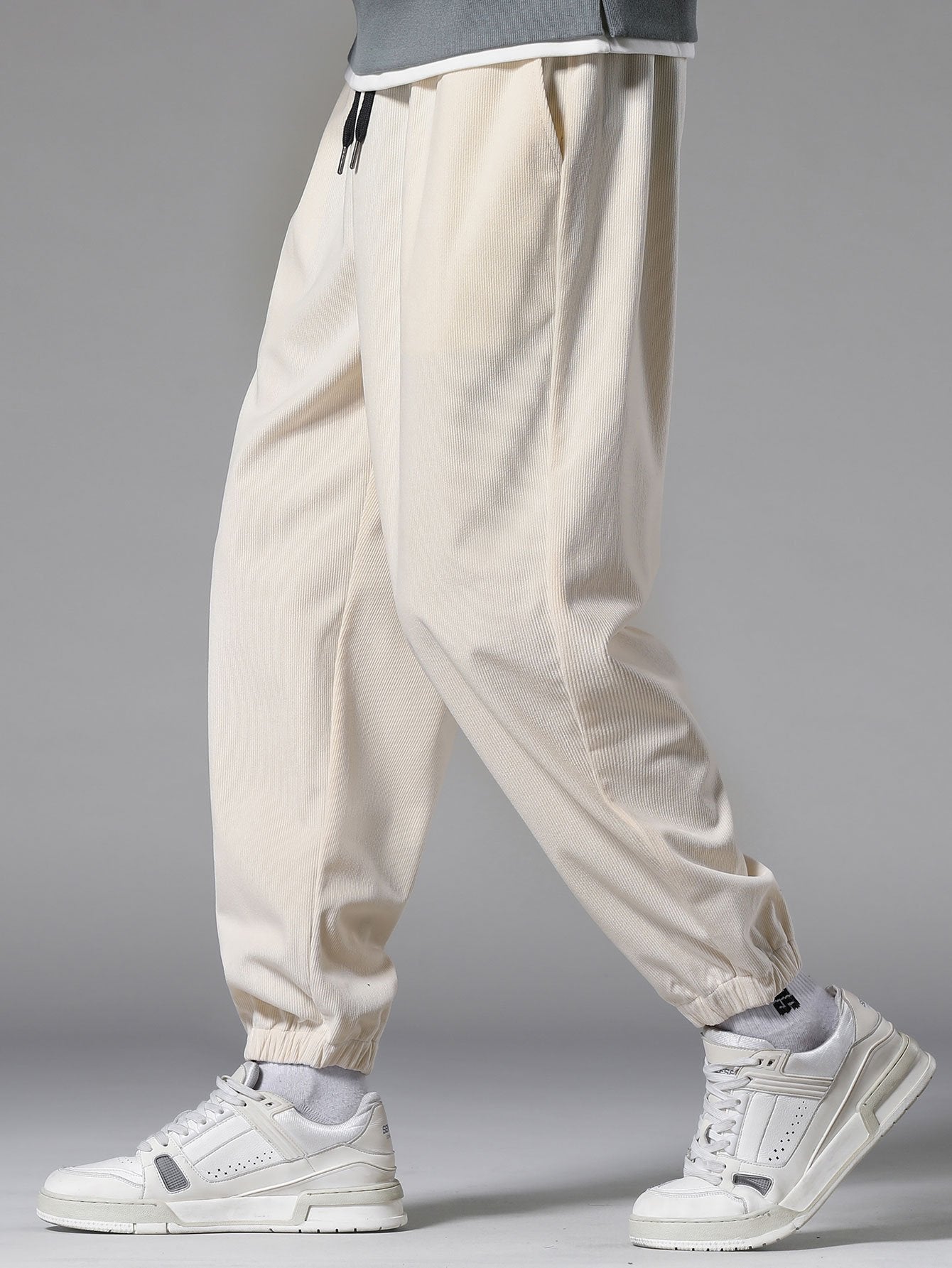 Emeterio® | Corduroy Drawstring Jogging Pants