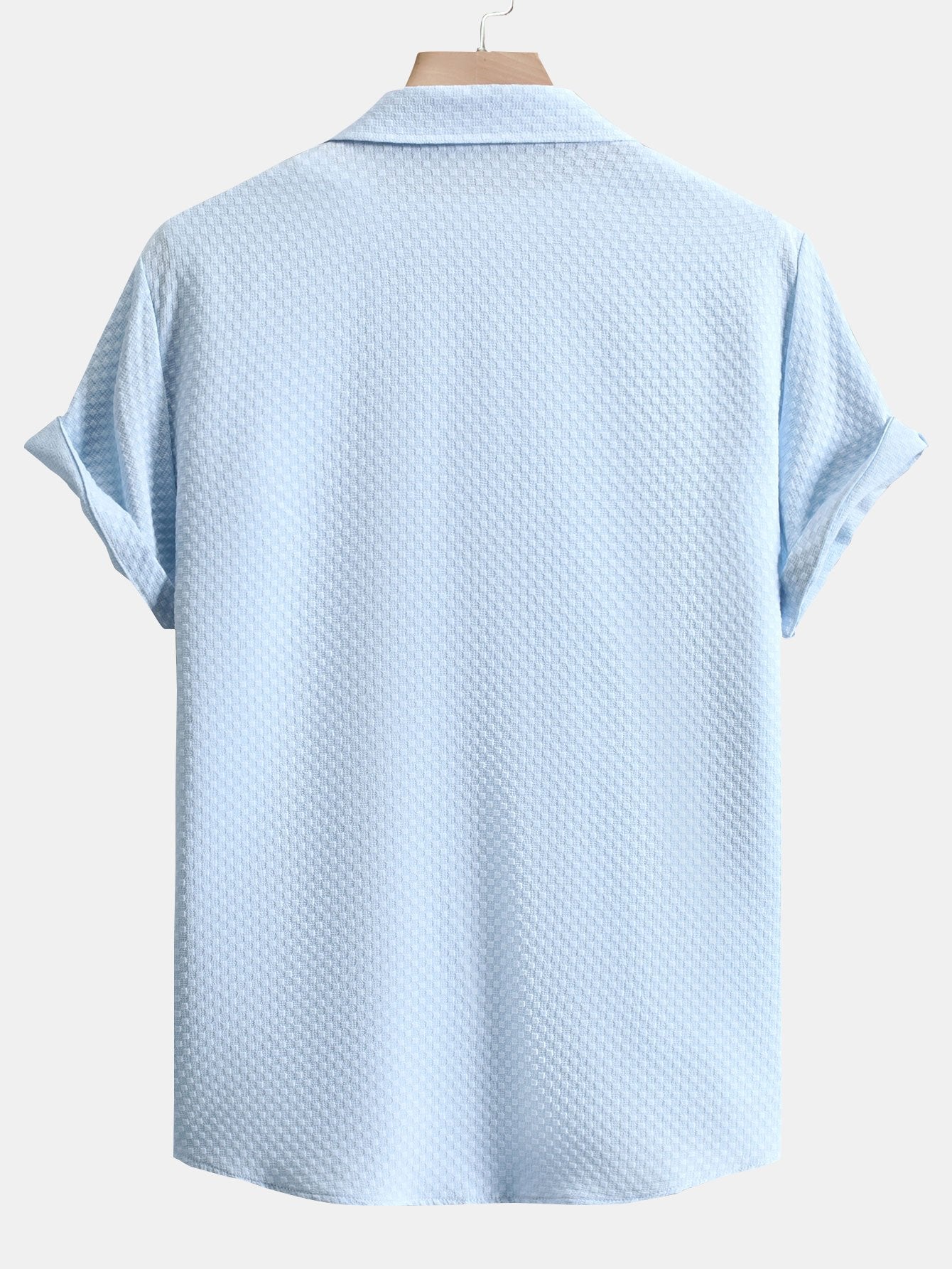 Arne® | Checkerboard Jacquard Button Up Shirt