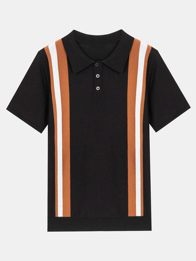 Cole | Striped Sweater Polo