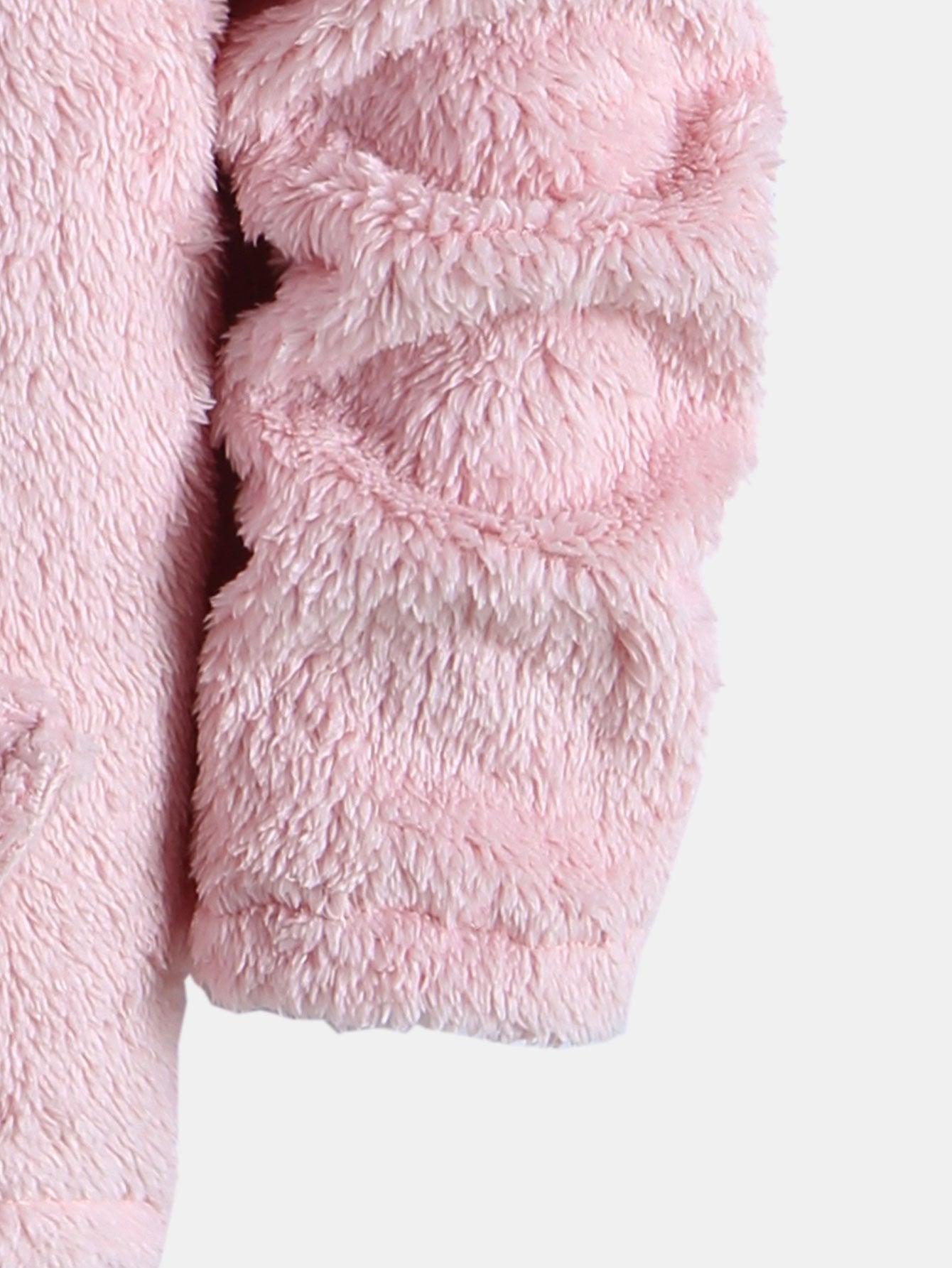 Esteban | Notched Lapel Teddy Coat