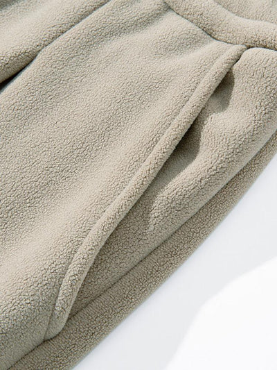 Isaías® | Polar Fleece Loose Fit Straight Leg Pants