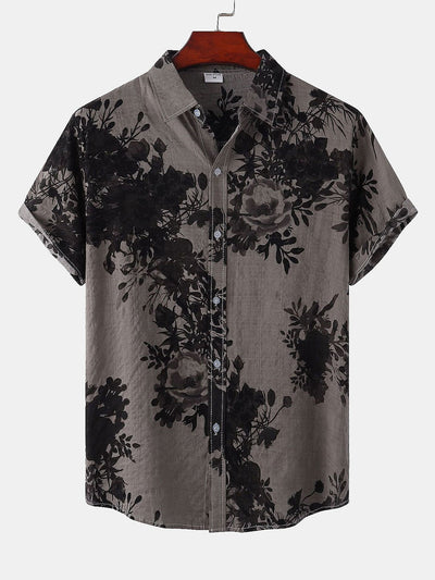 Arleigh® | Ink Floral Print Shirt