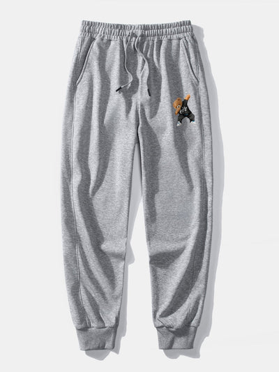 Azarja® | Cool Bear Print Jogging Pants
