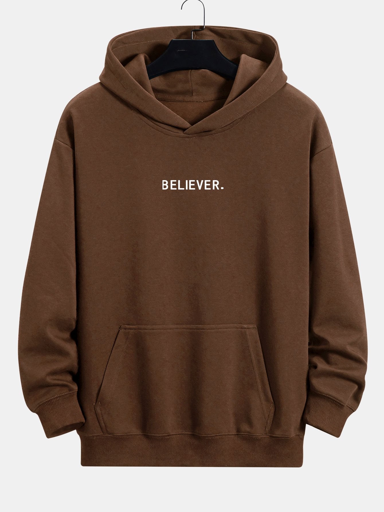 Malik | Believer Print Relax Fit Hoodie
