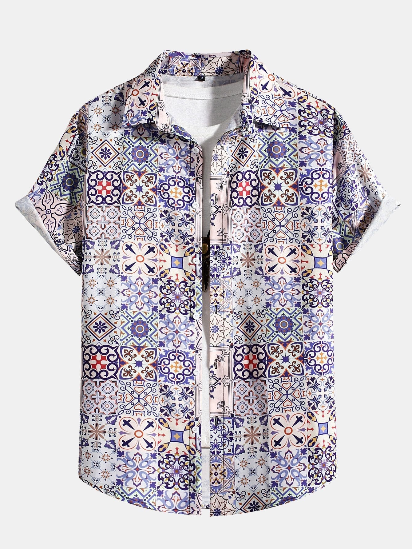 Archimedes® | Moroccan Tile Print Shirt