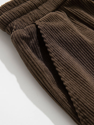 Italo® | Loose Fit Corduroy Cargo Pants